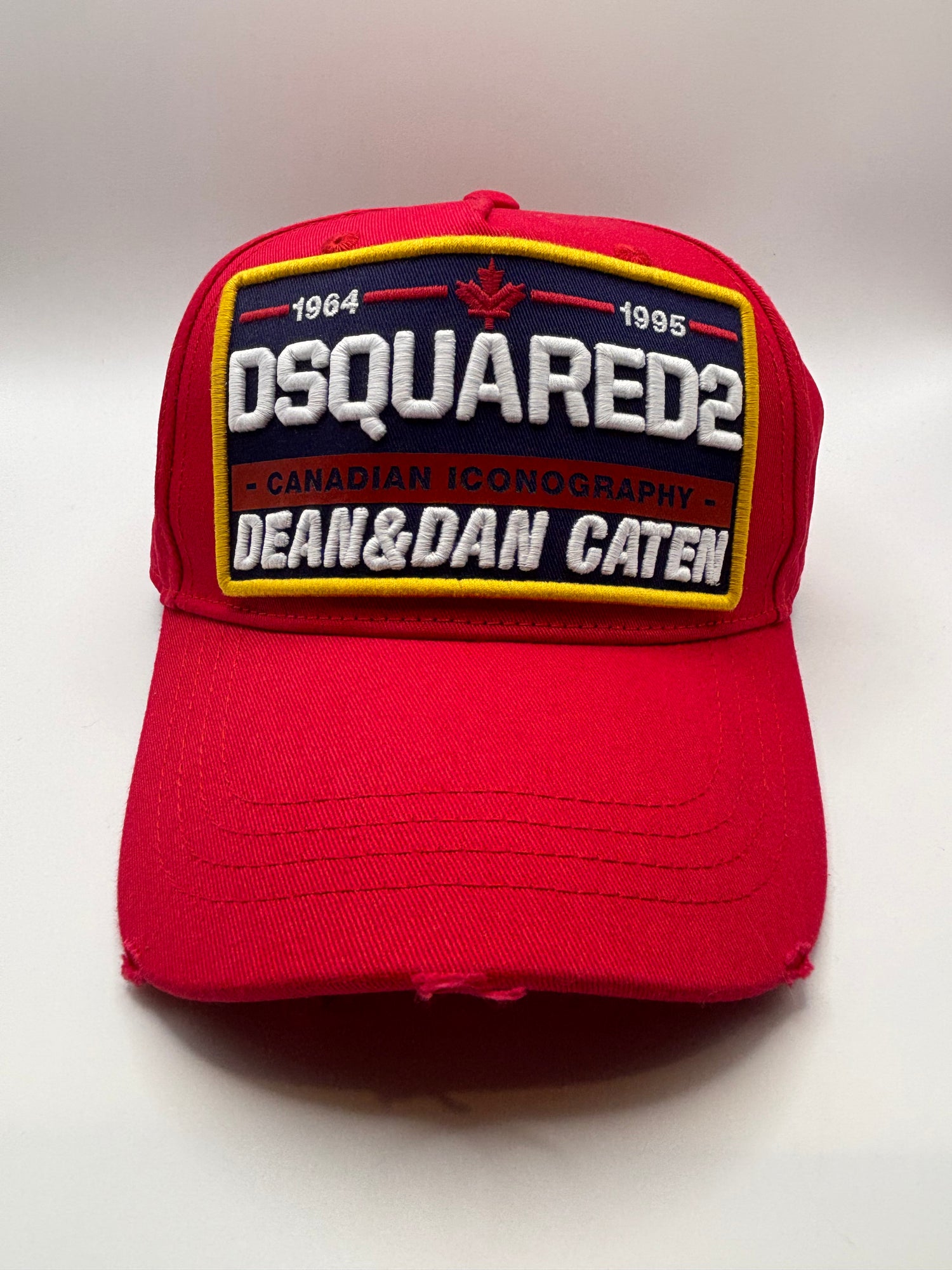 Brand New ICONIC DSQUARED2 Dean & Dan Caten “Family Business” Red Baseball Cap