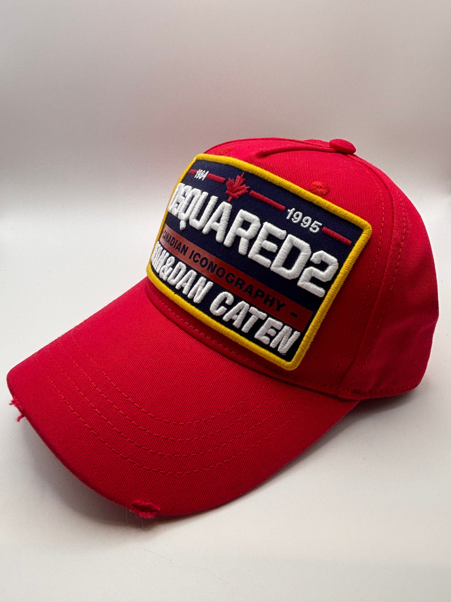 Brand New ICONIC DSQUARED2 Dean & Dan Caten “Family Business” Red Baseball Cap