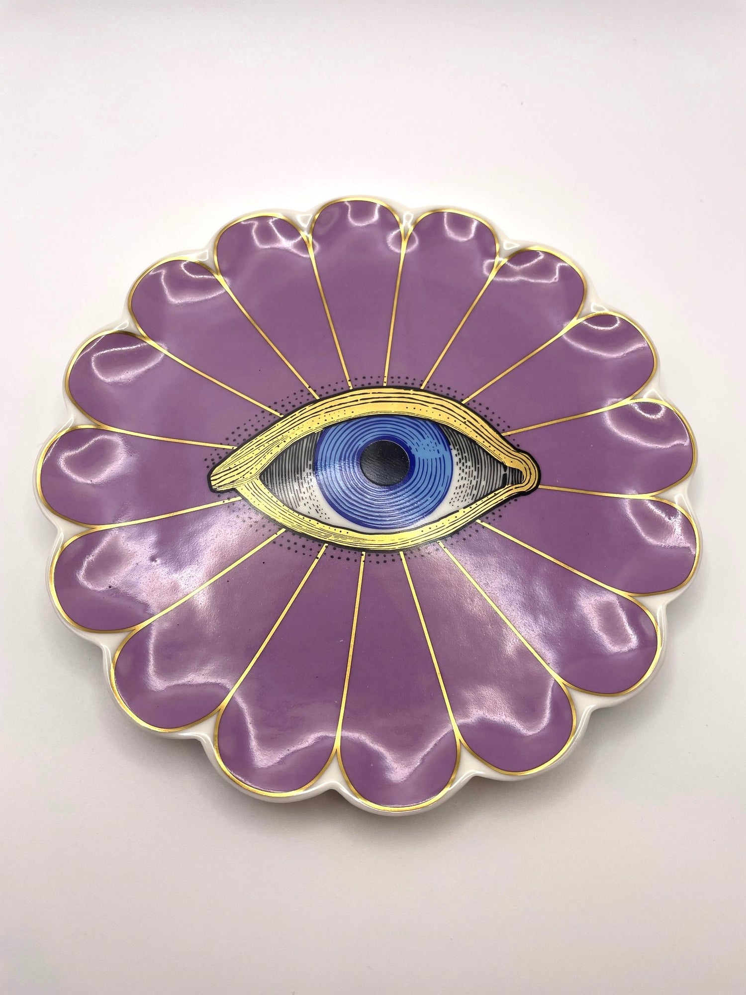 Stunning Super-Cool Jonathan Adler Fleur Trinket Tray