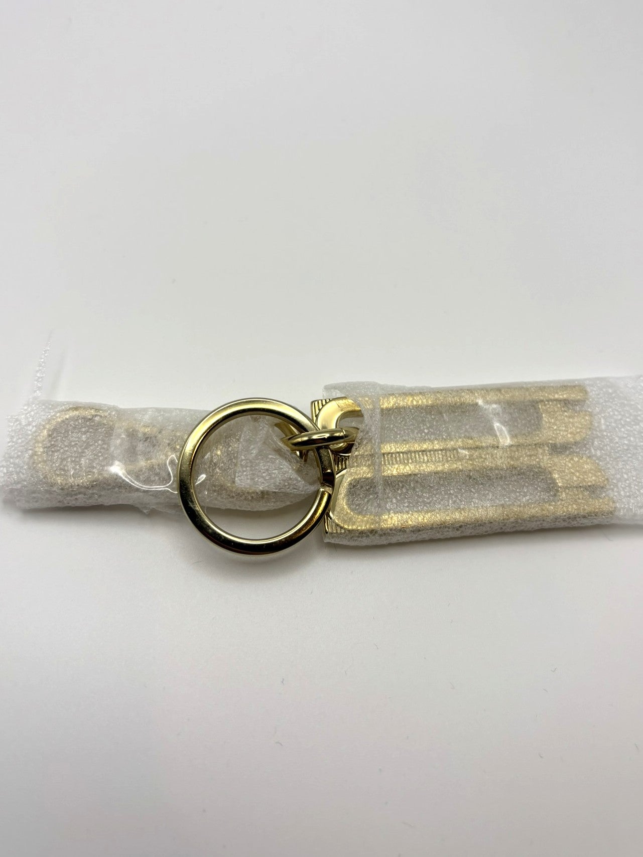 Victoria Beckham Gold Charm Keyring