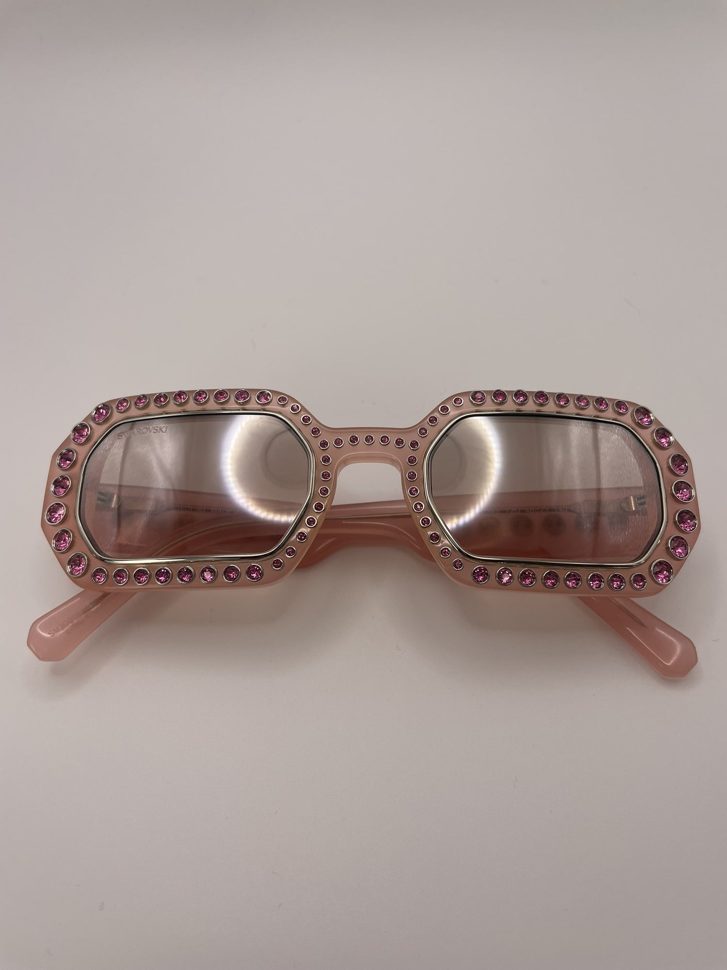 Swarovski Bold Pink Crystal Sunglasses