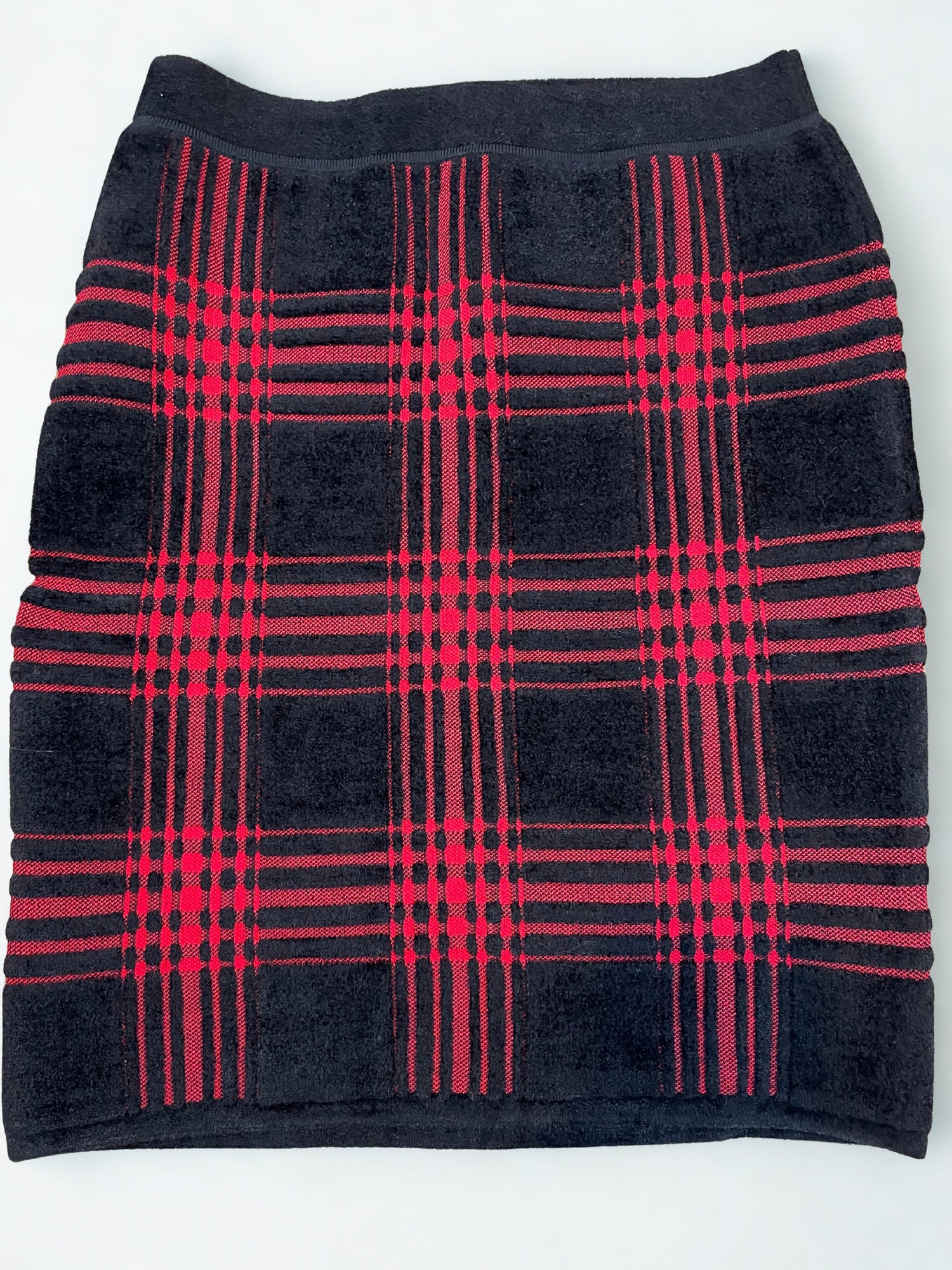 Alexander Wang Perfectly Matching Set — Black & Red Plaid Skirt & Top (Size S)